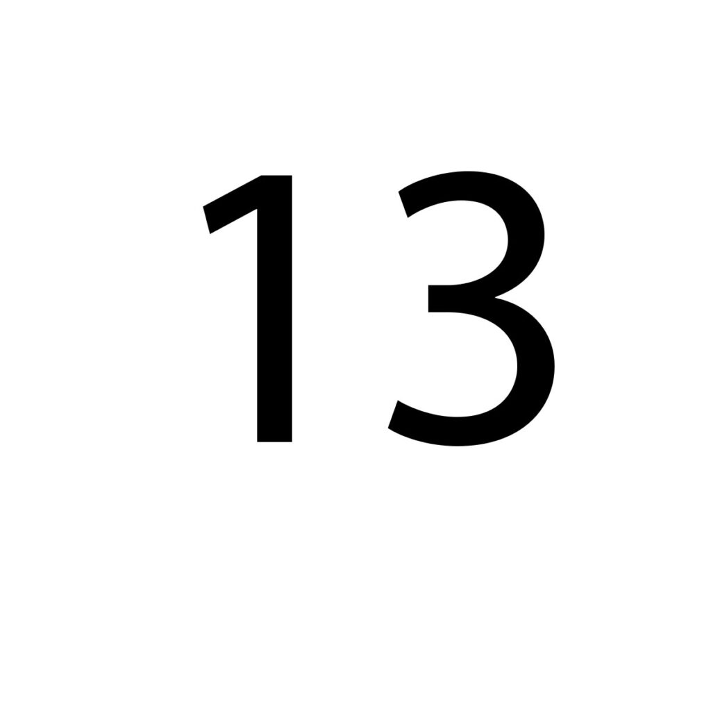 13